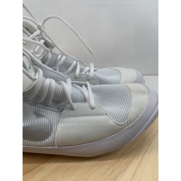 New‎ Nike Fury Wrestling Shoes Mens 13 White Silver Metallic MMA Combat Boxing main image 6